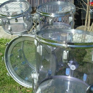 Photo of Custom Acrylic Drums Purple Cast 12,13,16,22