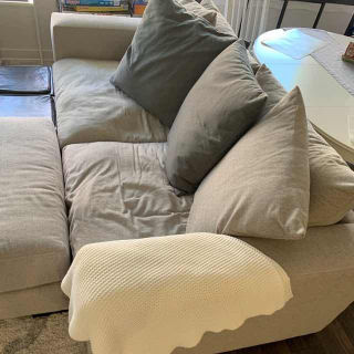 Photo of Couch, seat and footstool