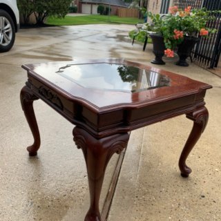 Photo of Two beautiful end tables and a coffee table in great shape