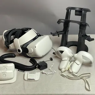 Photo of META Oculus Quest 2 with BOBOVR accessories