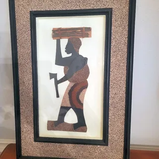 Photo of Set of 3 African Framed Canvas Art Prints