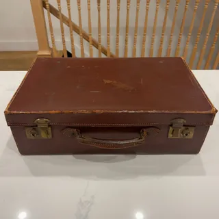 Photo of Vintage Leather Trunk (Small Size)