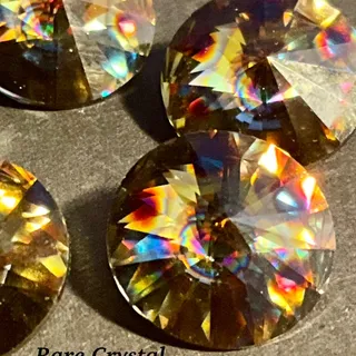 Photo of RARE,Peacock,Crystal stud earrings,handmade,stainless steel,tarnish free,high end crystal