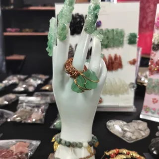 Photo of green aventurine Press ons nails