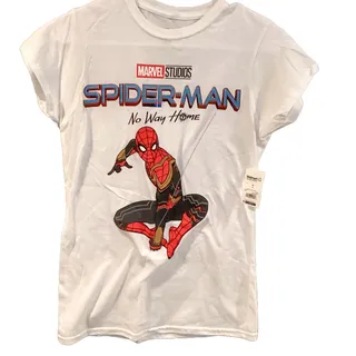 Photo of MARVEL Spider-Man No Way Home Juniors T-Shirt Size Medium (7/9) NWT