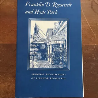 Photo of Franklin D Roosevelt and Hyde Park Travel Booklet TH2-TB5