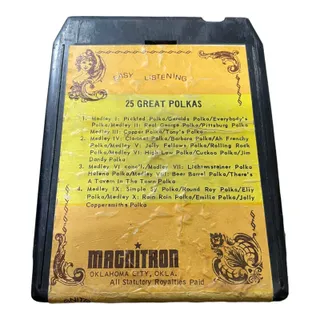 Photo of Easy Listening 25 Great Polkas 8 Track Magnitron Inc.