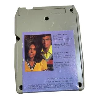 Photo of Carpenters Horizon 8 Track Tape Cartridge Pop Soft Rock Music