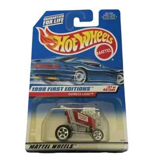 Photo of 1998 Hot Wheels 678 First Editions #37 of 40 Express Lane Red 5sp Shopping Cart