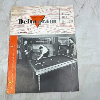 Photo of 1952 Jan/Feb The Deltagram Newsletter Rockwell Delta Power Tools Woodwork TI9-P3