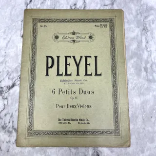 Photo of Pleyel 6 Petits Duos Pour Deux Violons 1905 Violin Sheet Music TK2-SM2