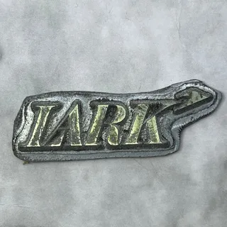 Photo of Vintage Printing Letterpress Printers Block Plate LARK Logo TJ58