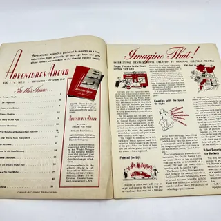Photo of 1947 Adventures Ahead General Electric Magazine Jet Propulsion Jim Pyle TC6