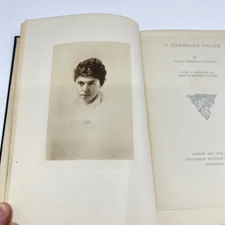 Photo of 1915 A Marriage Cycle Alice Freeman Palmer Hardcover First Edition TF3
