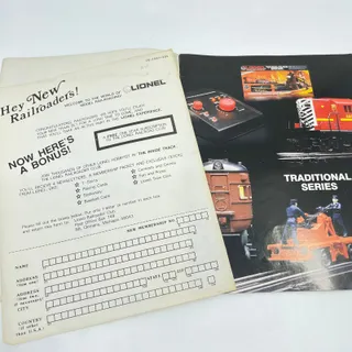 Photo of Vintage Catalog Lionel Trains 1987 Electric Trains And Accessories TF6