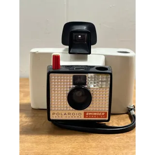 Photo of Vintage Polaroid Swinger Model 20 Land Camera Instant Camera w/ Strap TB8
