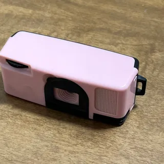 Photo of Rare Pink Micro 110 Film Camera Enesco Precious Moments TD4