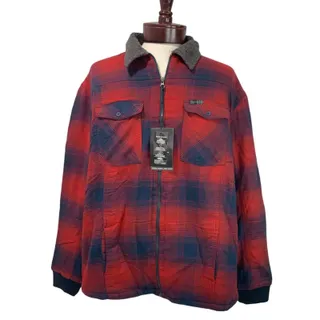 Photo of XXL Wrangler ATG Mens New Full Zip Sherpa Lined Shacket Jacket