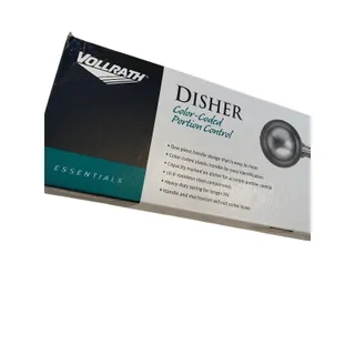Photo of Vollrath New Commercial Disher Size 10 3 1/4 ounce Ivory #47141 Made in USA