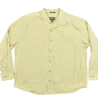 Photo of Eddie Bauer Men's 2XL Button Shirt Long Sleeve Check Multicolor 80's 2 Ply Popli