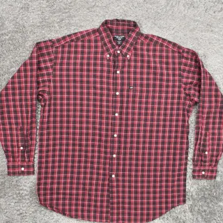 Photo of Polo Ralph Lauren Men's L Button Shirt Long Sleeve plaid Multicolor USA Jeans pl