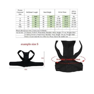Photo of New Medium Yosoo Health Gear Back Brace Posture Corrector Adjustable