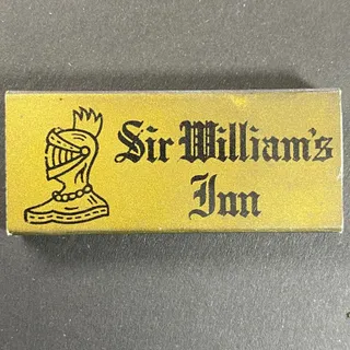 Photo of Sir William's Inn / Stone Lodge Restaurant Huntington, WV Matchbox c1960's