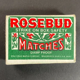 Photo of Rosebud Matches Matchbox 1977 VGC