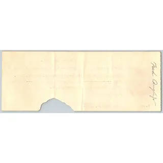 Photo of Arrowsmith Company Newark, NJ 1901 Promissory Note w/ Tear Cancel*