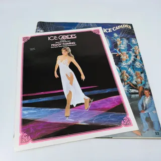 Photo of ICE CAPADES souvenir program Peggy Fleming Hello Broadway 1981 Wizard of Ahs BA2