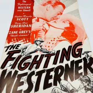 Photo of Zane Grey's The Fighting Westerner Original Pressbook Randy Scott 11x17 FL1