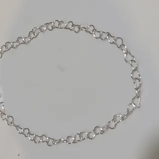 Photo of Sterling Silver Heart Bracelet 