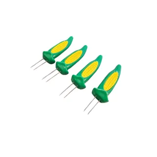 Photo of Vintage Midwest Grill Set of 4 Vintage Plastic Corn Skewers Forks