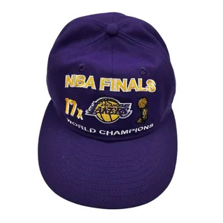 Photo of New Era Los Angeles Lakers Championship Purple Snapback Hat Men's One Size