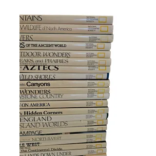 Photo of National Geographic Society Hardcover Books Lot of 23 Geography Homeschool Used
