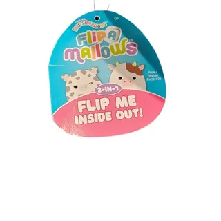 Photo of Squishmallow Ronnie the Cow to Rosie Pig Flip-A-Mallow 12" Stuffed Plush