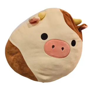 Photo of Squishmallow Ronnie the Cow to Rosie Pig Flip-A-Mallow 12" Stuffed Plush