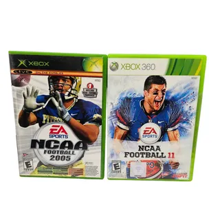 Photo of Set of 2 Xbox 360 Video Games NCAA Football 2005 and 2011 Tim Tebow