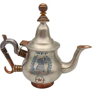 Photo of Vintage Handcrafted Tuareg Teapot of Morocco Mauritania for World Food Programme