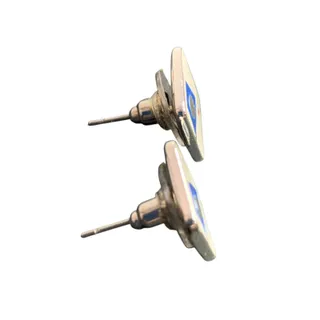 Photo of Disney Post Pierced Earrings Enameled .5" Square