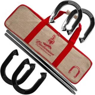 Photo of Budweiser Horseshoe Set with Carrying Case