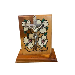 Photo of Vintage Cedar Point Sandusky Ohio Legend of the Dogwood Religious Crucifix