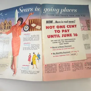Photo of Sears Catalog 1958 Spring & Summer - Fashion, Kids, Home, Tools Minneapolis CTG1