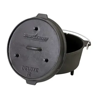 Photo of Camp Chef Deluxe 12 Cast Iron Dutch Oven with Lid