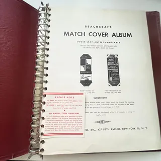 Photo of Vintage Elko Mfg Co Match Cover Album matchcover matchbook TK3