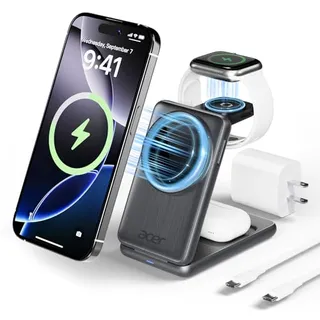 Photo of Acer 3 in 1 Charging Station for iPhone, Wireless Charger Stand