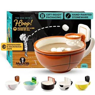 Photo of Mug with a Hoop Basketball, 16oz