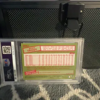 Photo of 2020 Ben Baller Topps Chrome Mike Trout PSA 10 Gem mint