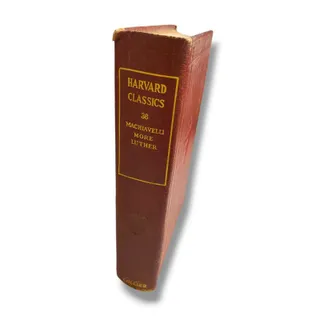 Photo of Harvard Classics 36 Machiavelli More Luther 1910 Hardcover Book Collier & Son