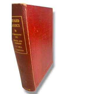 Photo of Harvard Classics 25 Autobiography Ets Essays and Address 1909 Hardcover Book